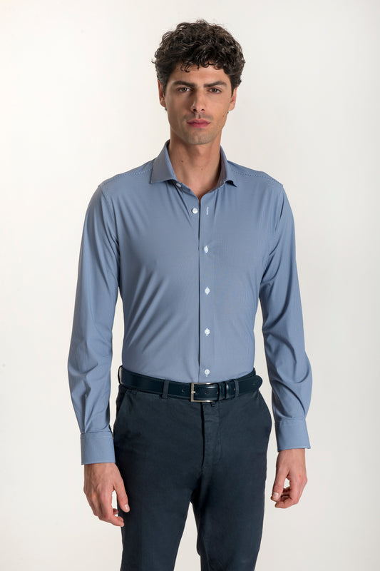 Camicia comfort azzurra