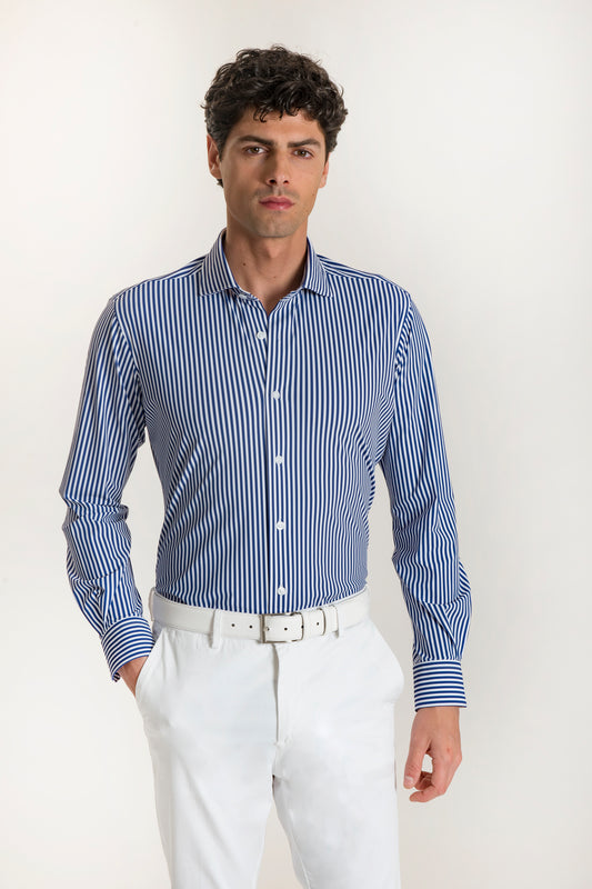 Camicia comfort leggera a righe