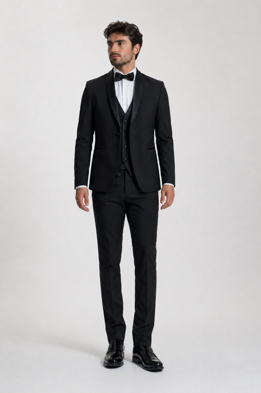Smoking nero slim fit